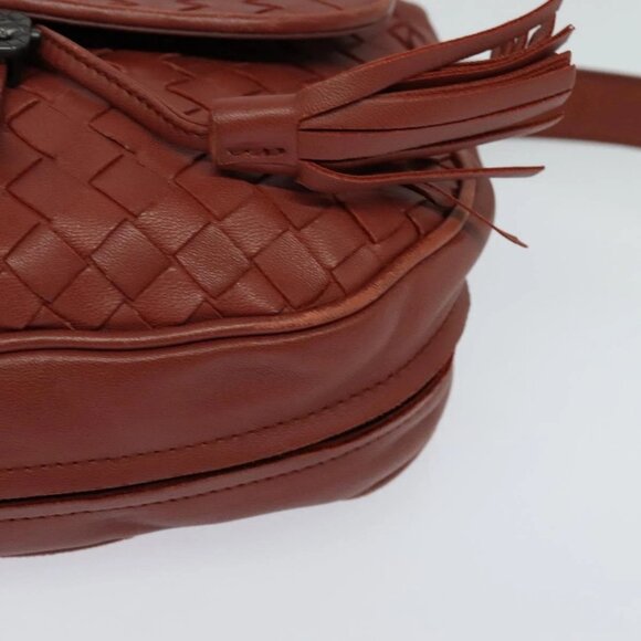 BOTTEGA VENETA INTRECCIATO Waist bag Leather Brown Auth - Picture 7 of 13